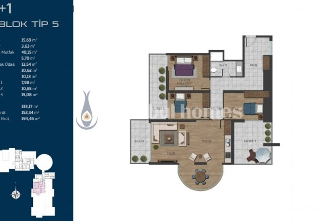 Kartal’da Metroya Yakın Site İçinde Deniz Manzaralı Gayrimenkuller 25