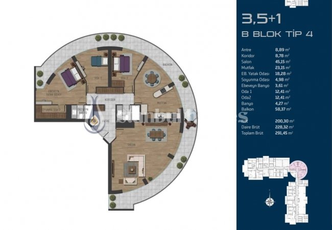 Kartal’da Metroya Yakın Site İçinde Deniz Manzaralı Gayrimenkuller 27