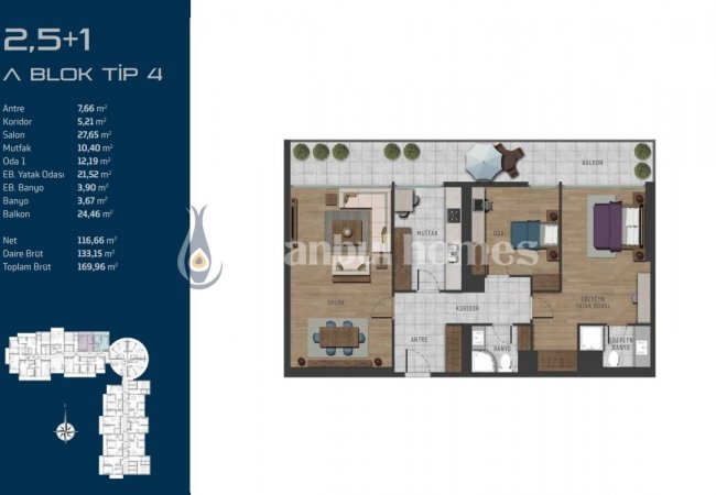Kartal’da Metroya Yakın Site İçinde Deniz Manzaralı Gayrimenkuller 33