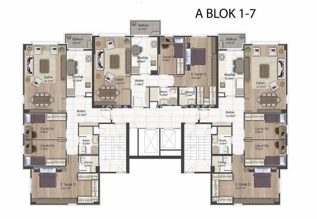 Modern Real Estate with Forest and City Views in Kagithane 23