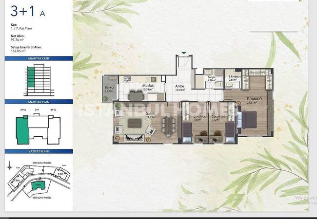 Modern Real Estate with Forest and City Views in Kagithane 25
