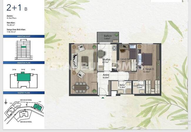 Modern Real Estate with Forest and City Views in Kagithane 26