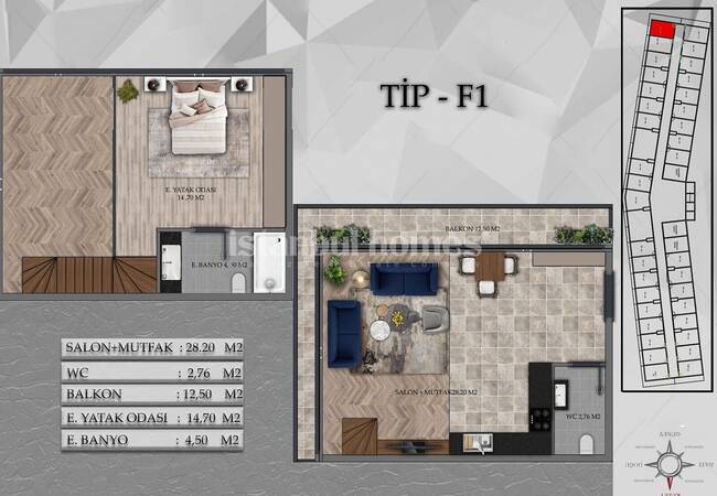Appartements D'investissement À Bahcelievler Istanbul 15