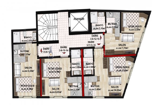 Well Located Investment Building in Kadikoy 9