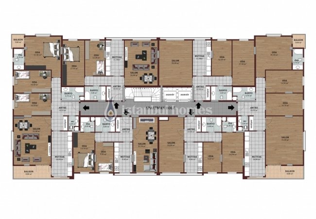 Appartements De Concept Familial À Istanbul 21