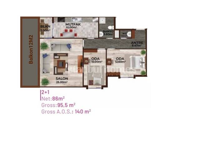 Appartements Modernes Près De Aéroport Istanbul À Sultangazi 19