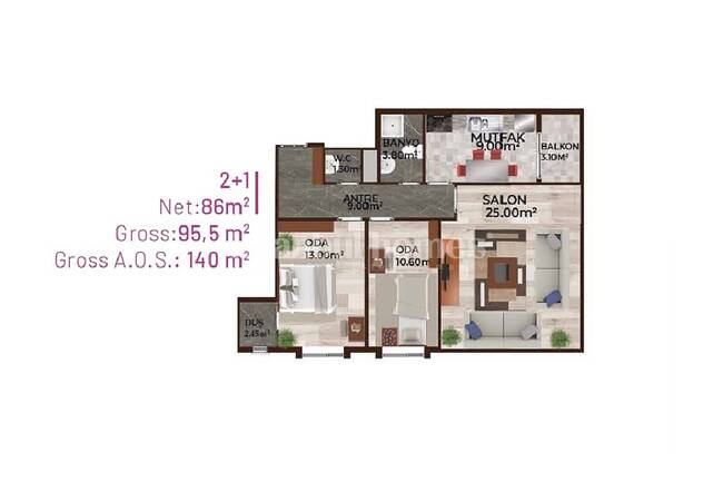 Appartements Modernes Près De Aéroport Istanbul À Sultangazi 21