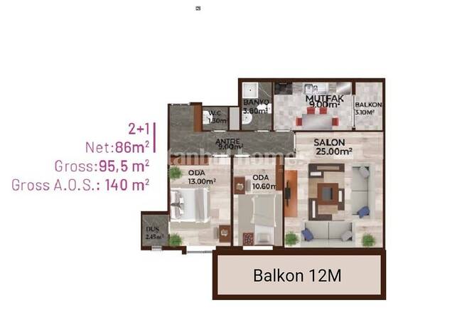 Appartements Modernes Près De Aéroport Istanbul À Sultangazi 23