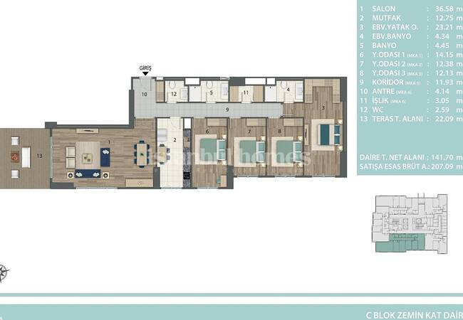 Investitionen Geeignete Wohnungen Mit Seeblick In Avcilar 35