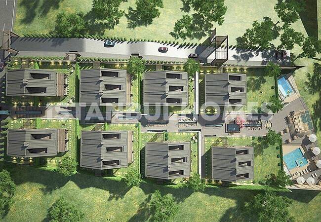Semi-detached Villas in Nature in Polonezkoy Istanbul 23