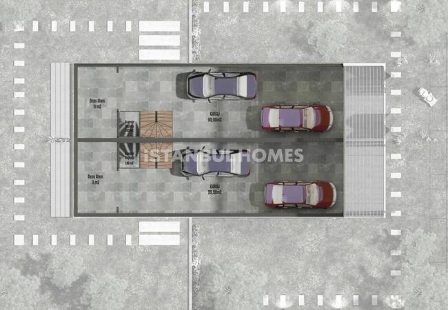Semi-detached Villas in Nature in Polonezkoy Istanbul 15