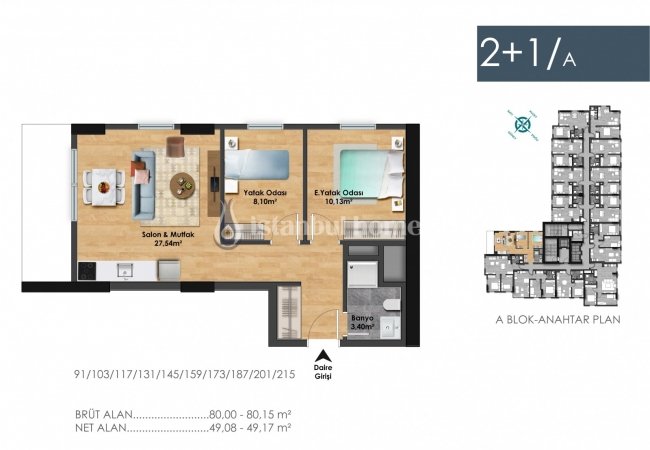 Chic Istanbul Properties in a Luxury Project with Security 16