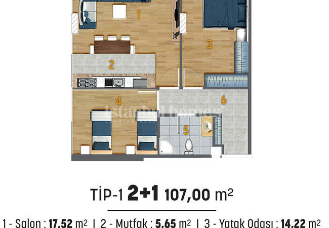 Schicke Wohnungen In Einer Wohnanlage Mit Pool In Kagithane 13