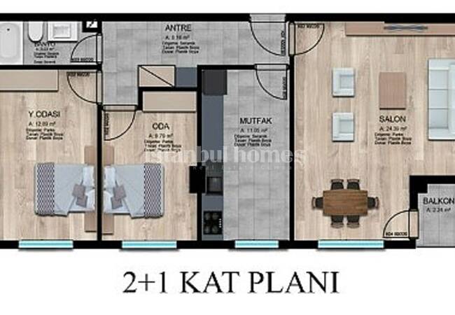 İstanbul Beylikdüzü’nde Hemen Teslim Modern Daireler 13