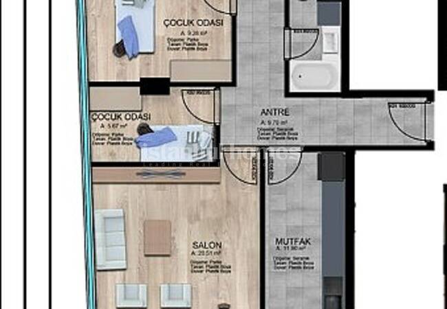 İstanbul Beylikdüzü’nde Hemen Teslim Modern Daireler 12