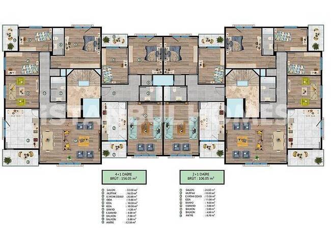 Appartements Résidentiels Vue Mer À Beylikduzu Istanbul 43