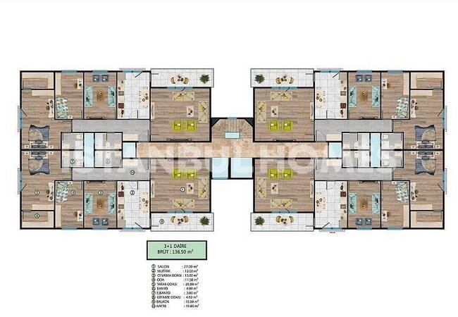 Appartements Résidentiels Vue Mer À Beylikduzu Istanbul 44