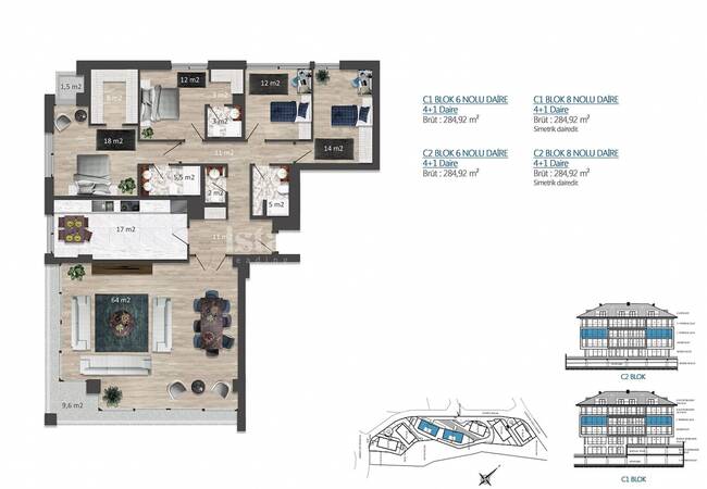 Stadt Und Meerblick Wohnungen In Camlica Uskudar 20