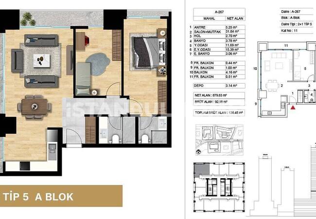 Ataşehir'de Devlet Garantili Lüks Projede Konforlu Daireler 32