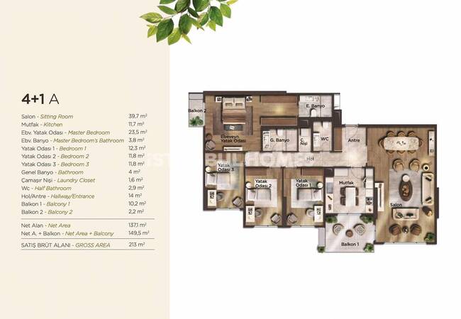 Luxe Flats with High Investment Potential in Beylikduzu 33
