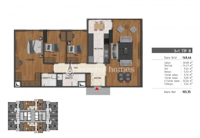 شقق بتصميم معاصر مطلة على البحر في كارتال 15