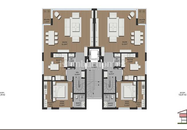 Stylish Apartments with Gorgeous Bosphorus View in Sariyer 30