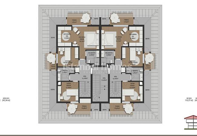 Stylish Apartments with Gorgeous Bosphorus View in Sariyer 31