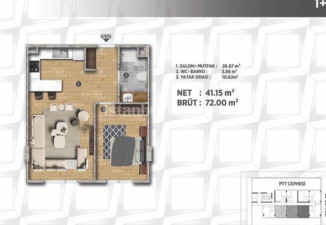 Appartements Modernes Dans Un Résidence Surveillé À Beylikduzu 14