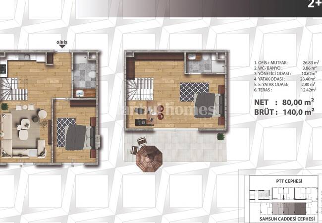 Appartements Modernes Dans Un Résidence Surveillé À Beylikduzu 11