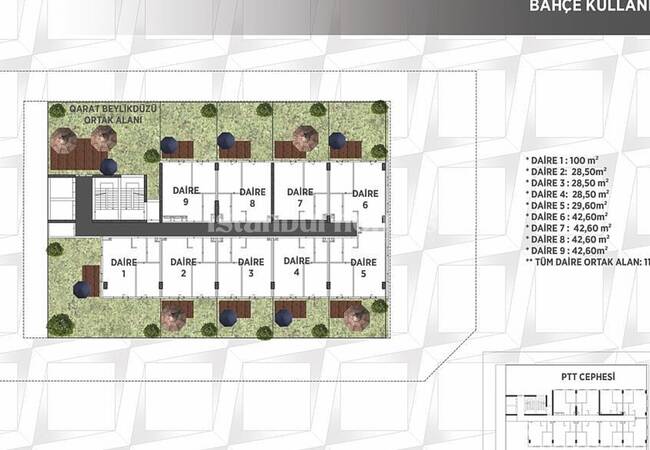 Appartements Modernes Dans Un Résidence Surveillé À Beylikduzu 12