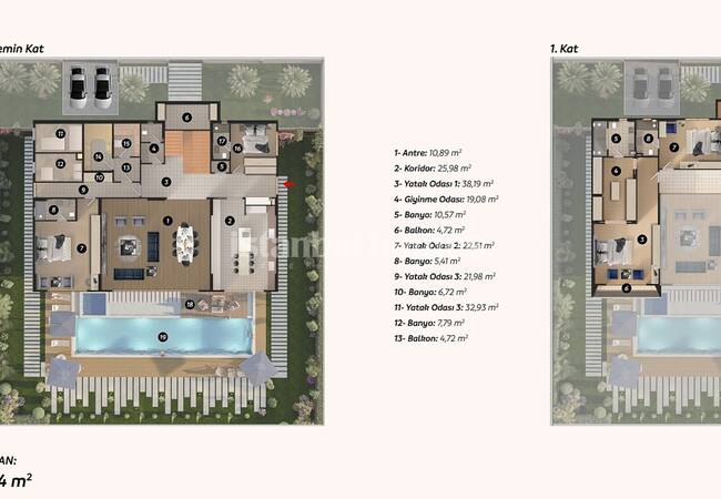 Büyükçekmece'de Özel Havuzlu Çağdaş Tasarımlı Villalar 23