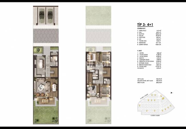 Duplex Villen Mit Großen Gärten In Basaksehir Istanbul 20