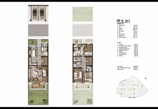 Duplex Villen Mit Großen Gärten In Basaksehir Istanbul 21