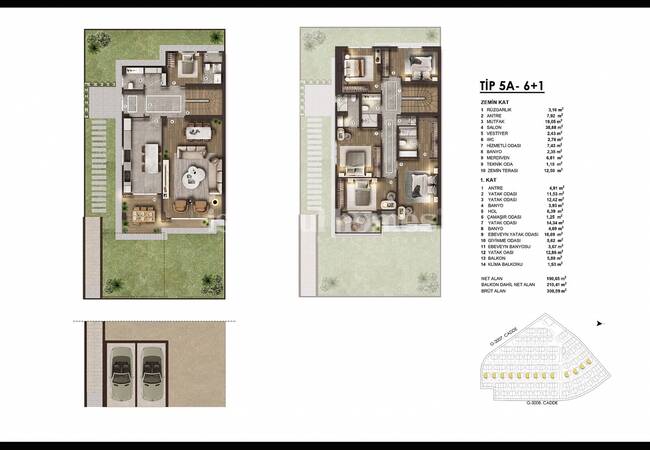 Duplex Villen Mit Großen Gärten In Basaksehir Istanbul 22