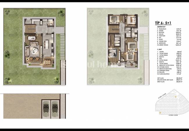 Duplex Villen Mit Großen Gärten In Basaksehir Istanbul 23