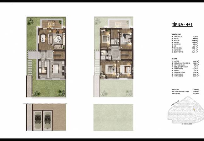 Duplex Villen Mit Großen Gärten In Basaksehir Istanbul 25