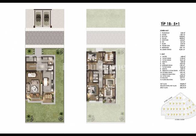 Duplex Villen Mit Großen Gärten In Basaksehir Istanbul 26