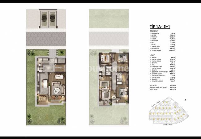 Duplex Villen Mit Großen Gärten In Basaksehir Istanbul 18