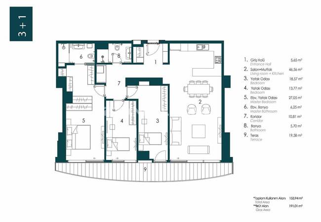 Luxe Beykoz Properties in a Complex with Rich On-site Facilities 15