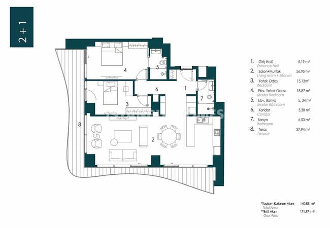 Luxe Beykoz Properties in a Complex with Rich On-site Facilities 16