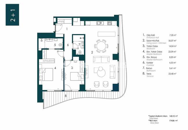 Luxe Beykoz Properties in a Complex with Rich On-site Facilities 17