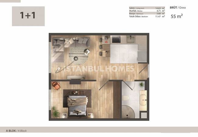 Golden Hornblick Wohnungen In Der Nähe Der Metro In Istanbul 14