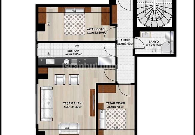 New-build Luxury Flats Close to Bagdat Street in Kadikoy 7