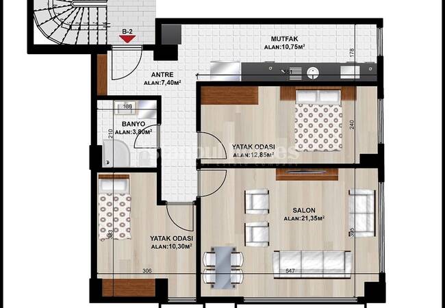 New-build Luxury Flats Close to Bagdat Street in Kadikoy 11