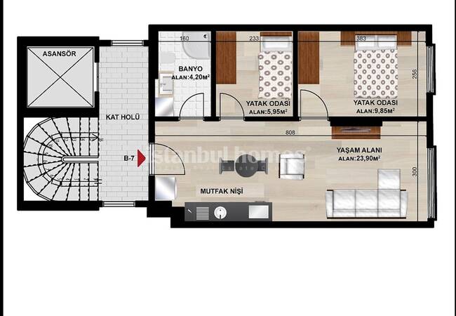 New-build Luxury Flats Close to Bagdat Street in Kadikoy 6