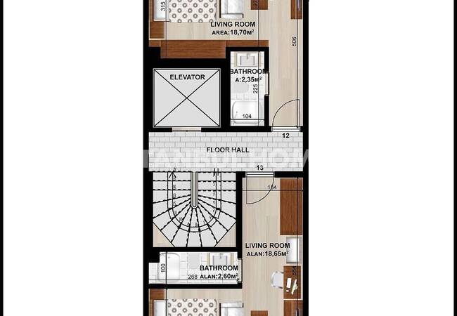 卡迪科伊( Kadıköy) 中心靠近公共交通的小单间公寓 11