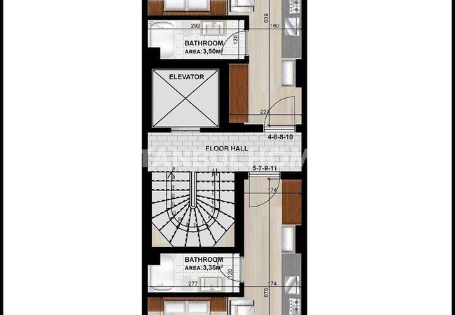 卡迪科伊( Kadıköy) 中心靠近公共交通的小单间公寓 12