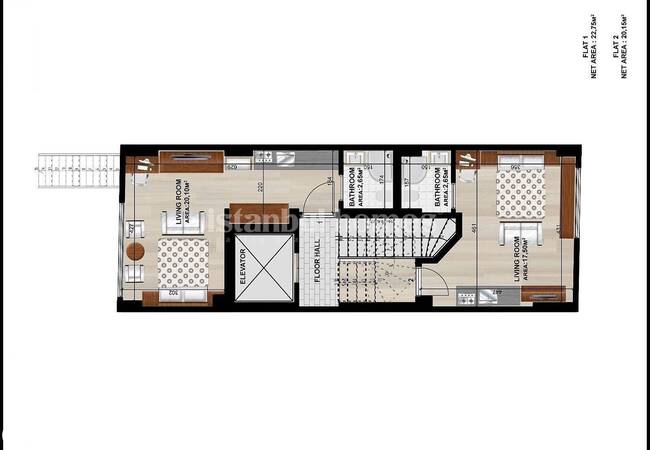 Bâtiment D'appartements D'investissement À Kadikoy Istanbul 14