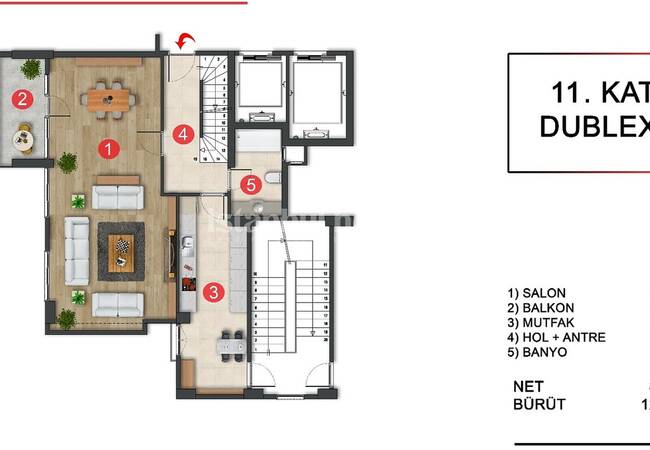 Real Estate in a Complex with Rich Facilities in Kartal 23