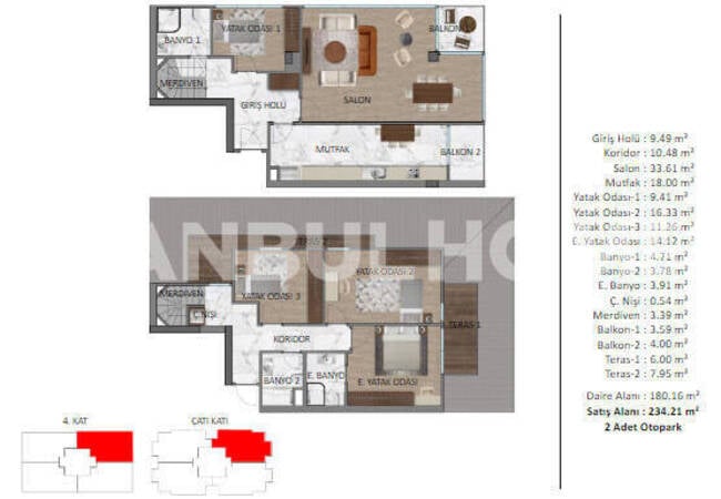 Properties in Complex with Large Green Areas in Istanbul Uskudar 16